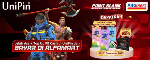 Spesial Akhir Tahun – Top Up PB Cash di UniPin, Dapatkan Ultra Milk UHT 200ml Secara GRATIS + Bonus UniPin Credits 15,000